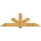 Ekena Millwork Kennewick Rough Sawn Timber Gable Bracket, Western Red Cedar, 72"W x 24"H x 4"D x 6"F, 8/12 Pitch GBW072X24X0406KEN00RWR - alternate 1